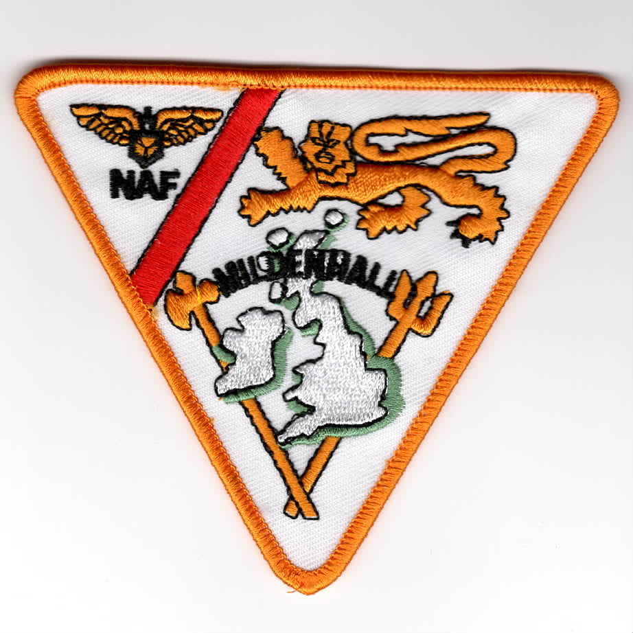NAF Mildenhall Patch (White/Tri)