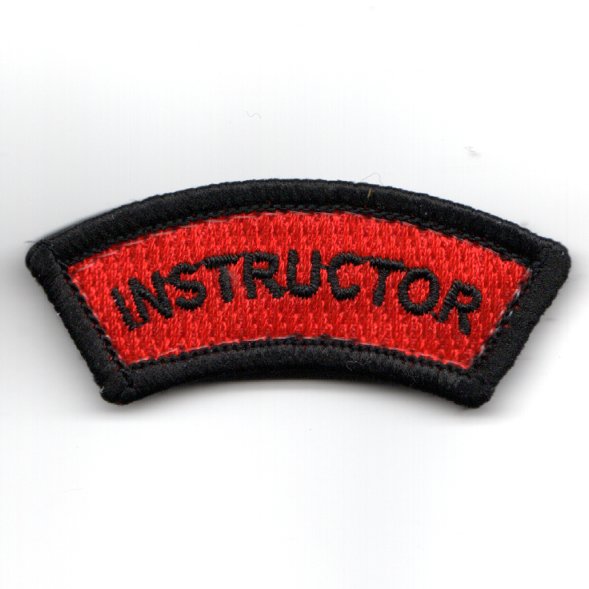 USN FWS 'INSTRUCTOR' Tab/Arc (V)