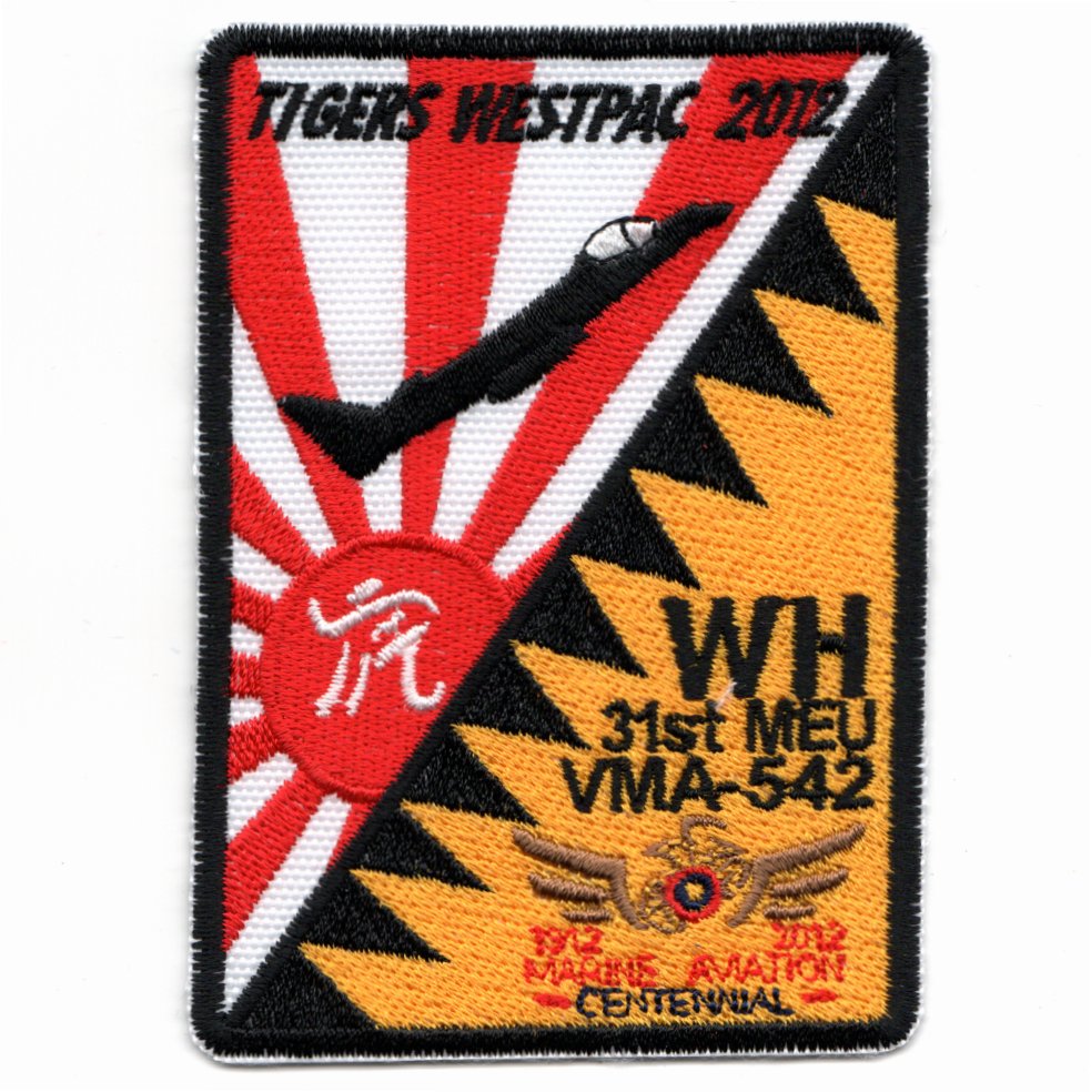 VMA-542/31 MEU '2012 Centennial' WestPac Patch