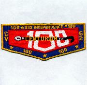 USS Independence (CV-62) *Set of 5* (FLAP) Centurion Patches