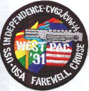 CV-62/CVW-14 Final Cruise Patch