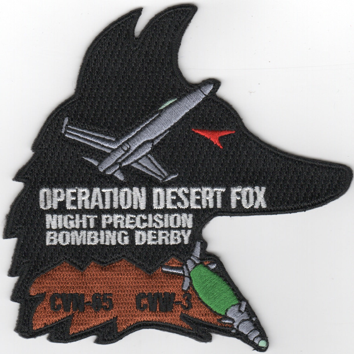 CVN-65/CVW-3 1998 'Desert Fox' Cruise Patch