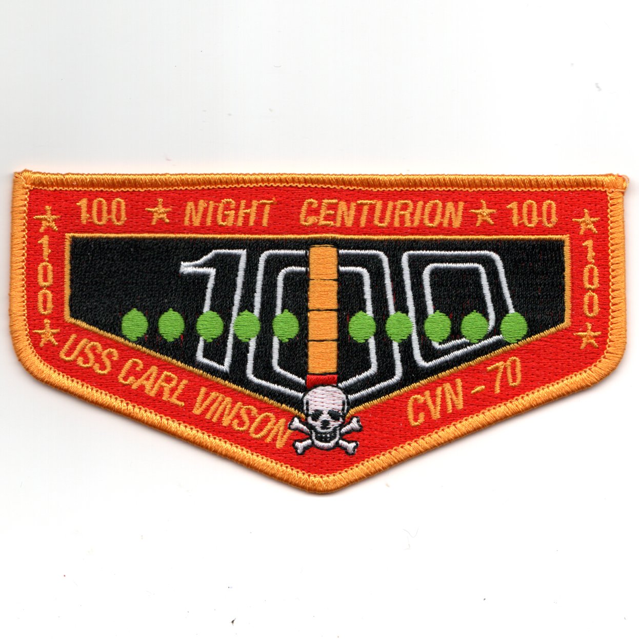 USS Vinson (CVN-70) "100 Nights" Flap