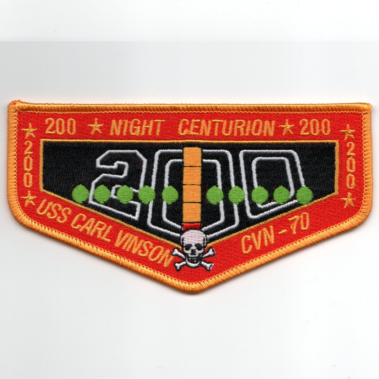 USS Vinson (CVN-70) "200 Nights" Flap