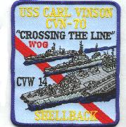 CVN-70/CVW-14 "Shellback" Patch