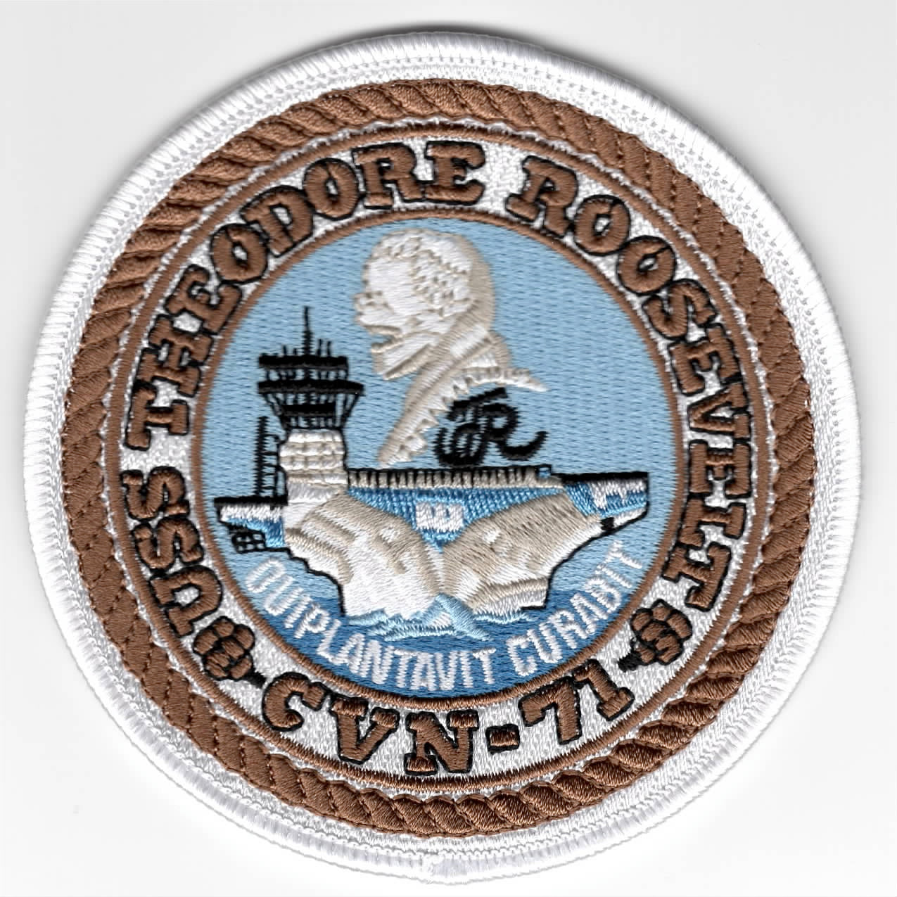 USS Roosevelt (CVN-71) Ship Patch (Large)