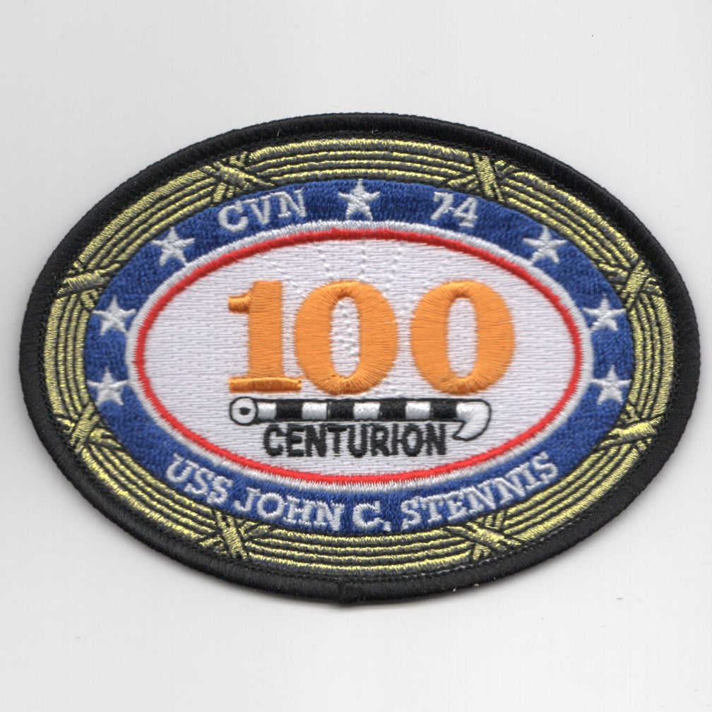 USS John C. Stennis (CVN-74) '100 Traps' Patch