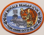 CVN-76 2003 Tiger Cruise Patch