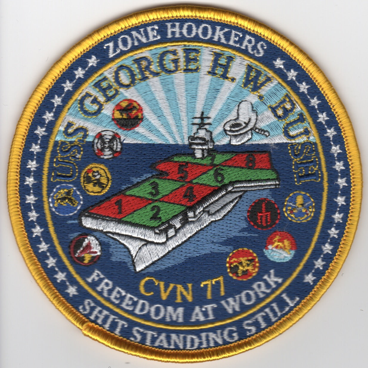 CVN-77 'Zone Hookers' Patch