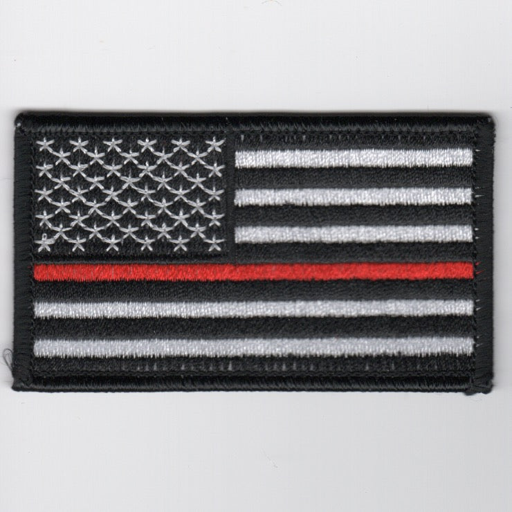 American Flag (Black/White/Red-No V)