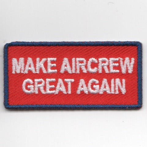 FSS - 'Make AIRCREW Great Again' (Red/NO Velcro)
