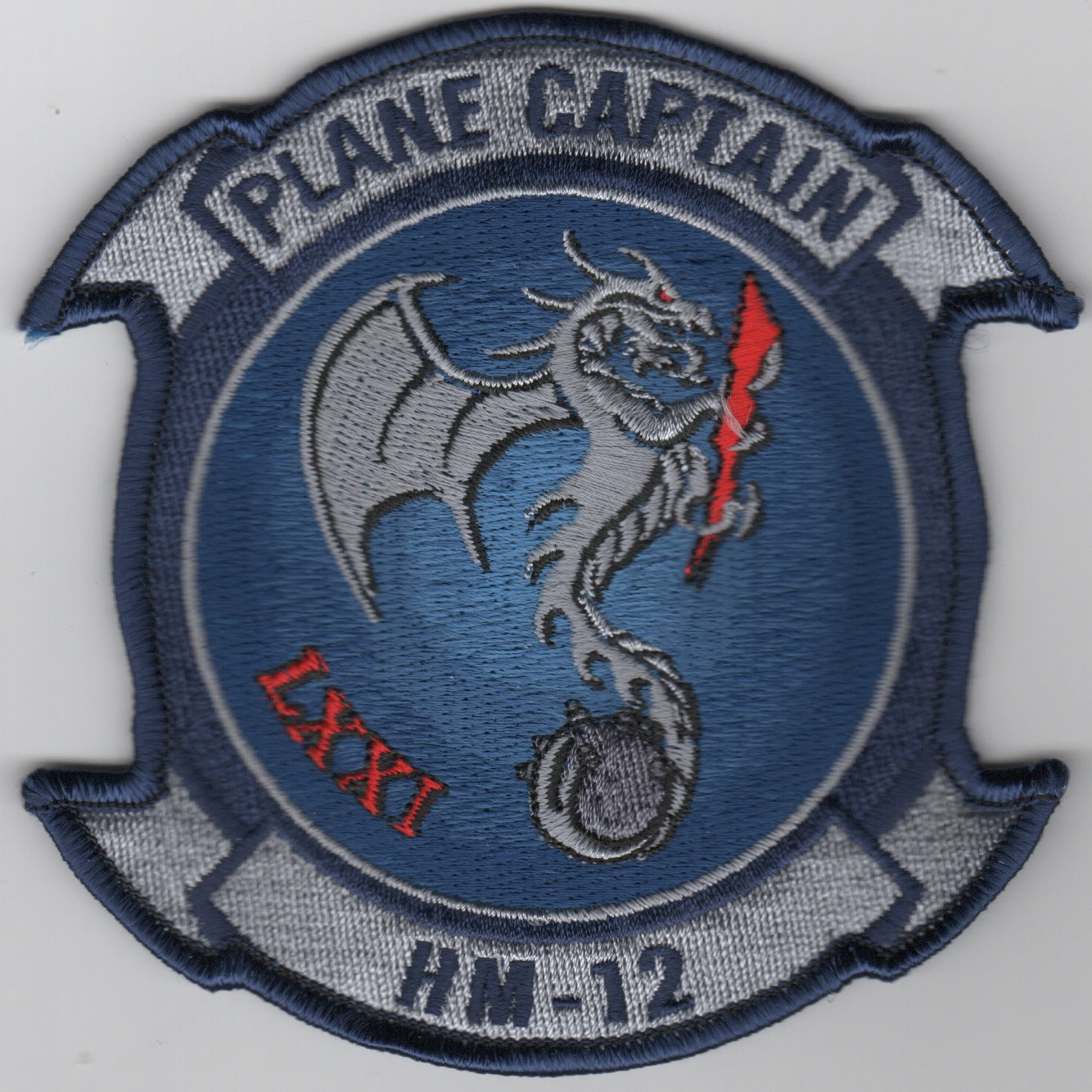HM-12 'LXXI' Plane Captain Patch