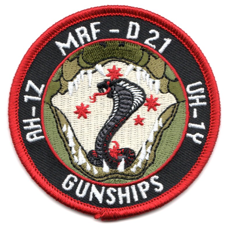 HMLA-367 MRF-D 21 Bullet (Red/Black)
