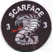 HMLA-367 "Scarface 33" Patch (Black)