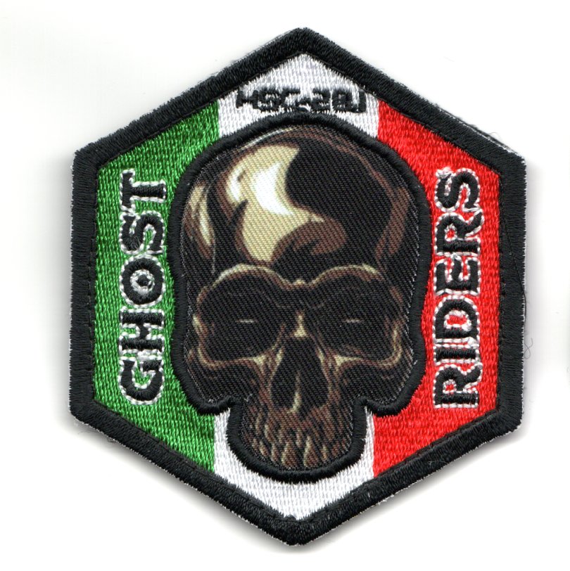 HSC-28 DET-28.1 'HEX' Skull (G-W-R/Embr.)
