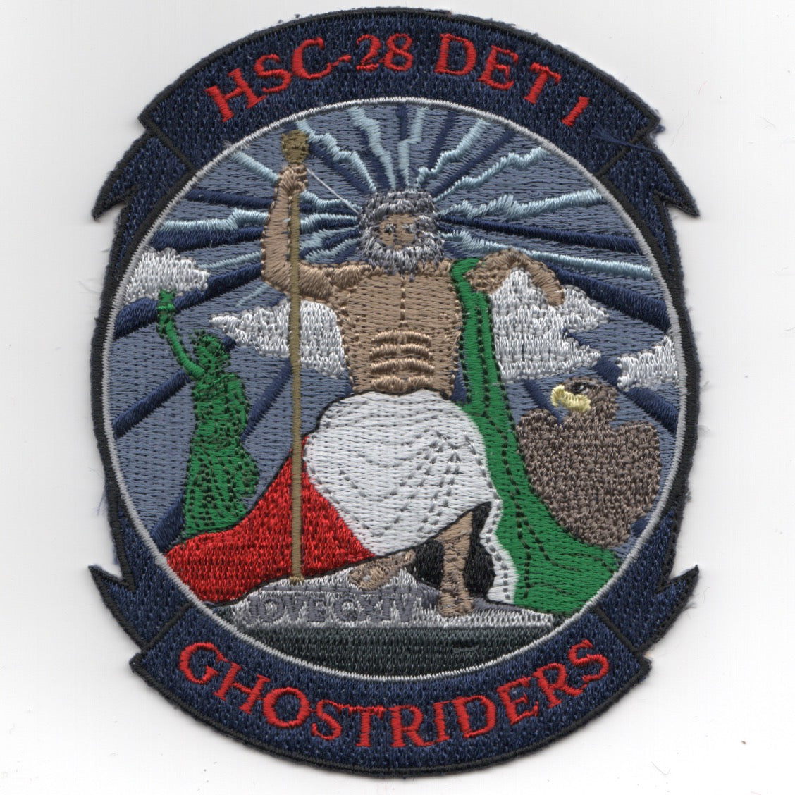 HSC-28 Det-1 'Ghostriders' Patch (ZEUS-Blue)