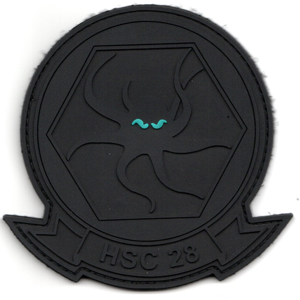 HSC-28 Squadron (Black/GREEN EYES/PVC/V)