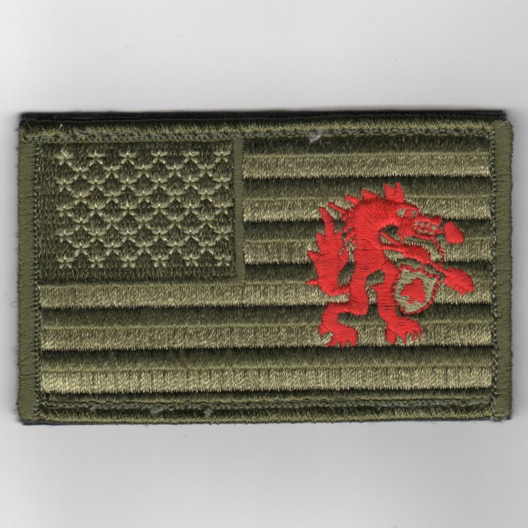 HSC-84 Flag w/Wolf (OCP)