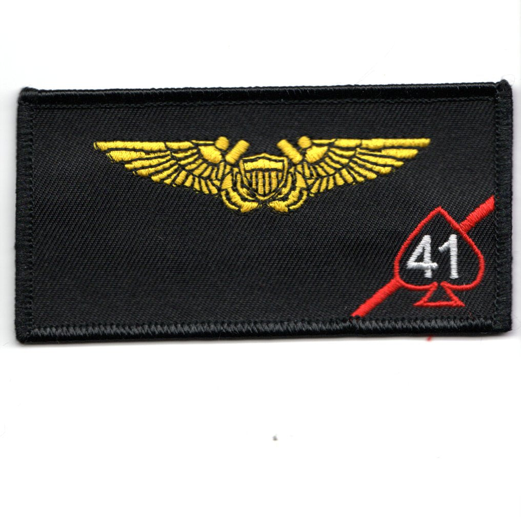 VFA-41 WSO Nametag (Black Border w/o F-18)