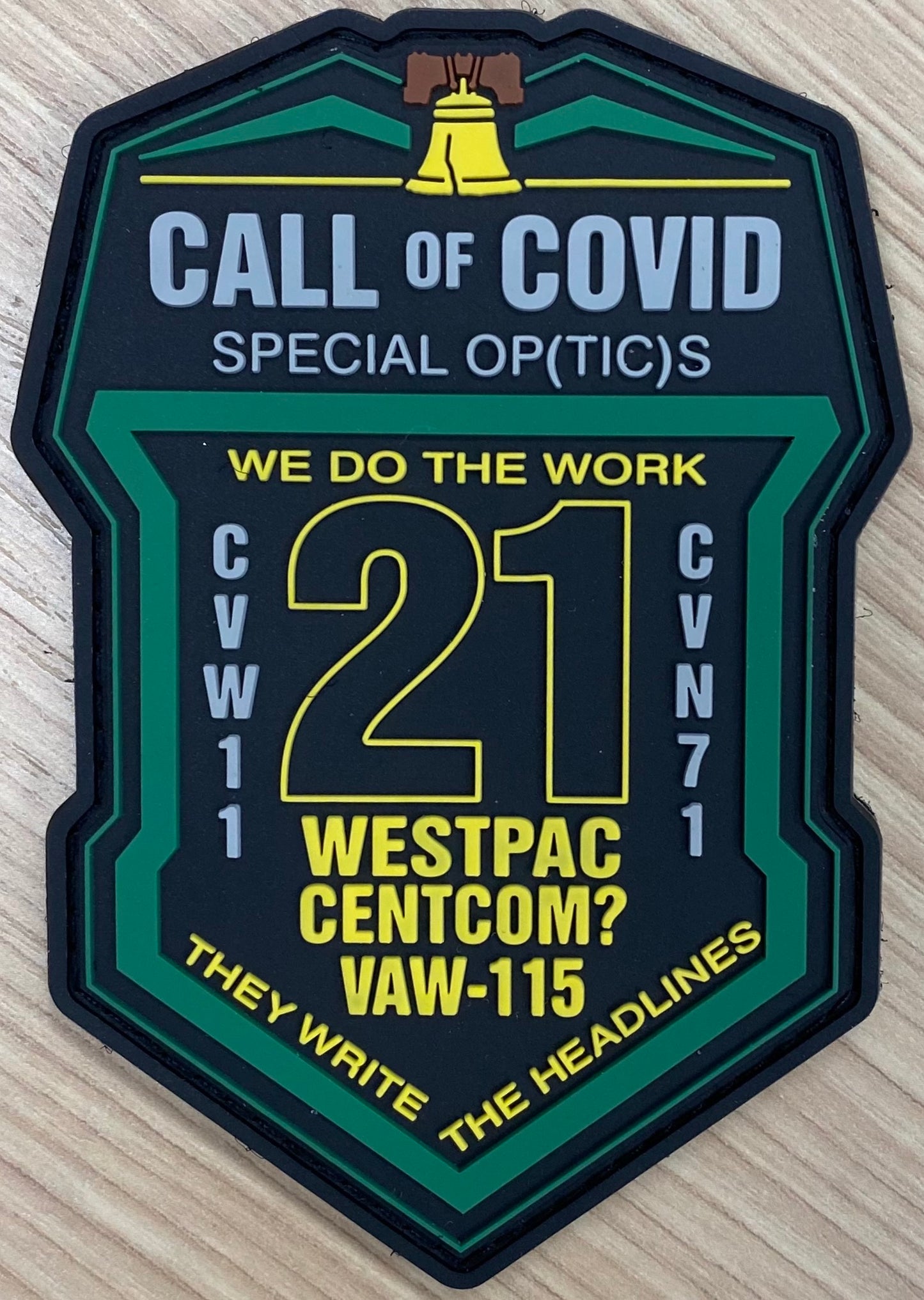 VAW-115 2021 'CALL OF COVID' Cruise (PVC/No V)