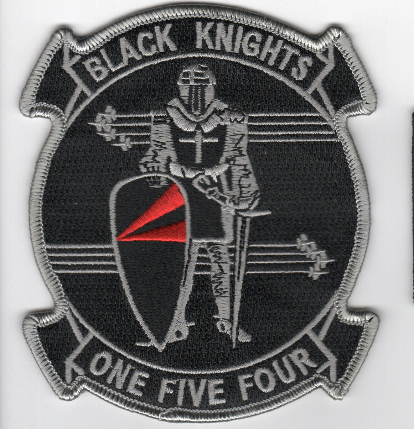 VF-154 'Historical' Squadron Patch (White/Gray)