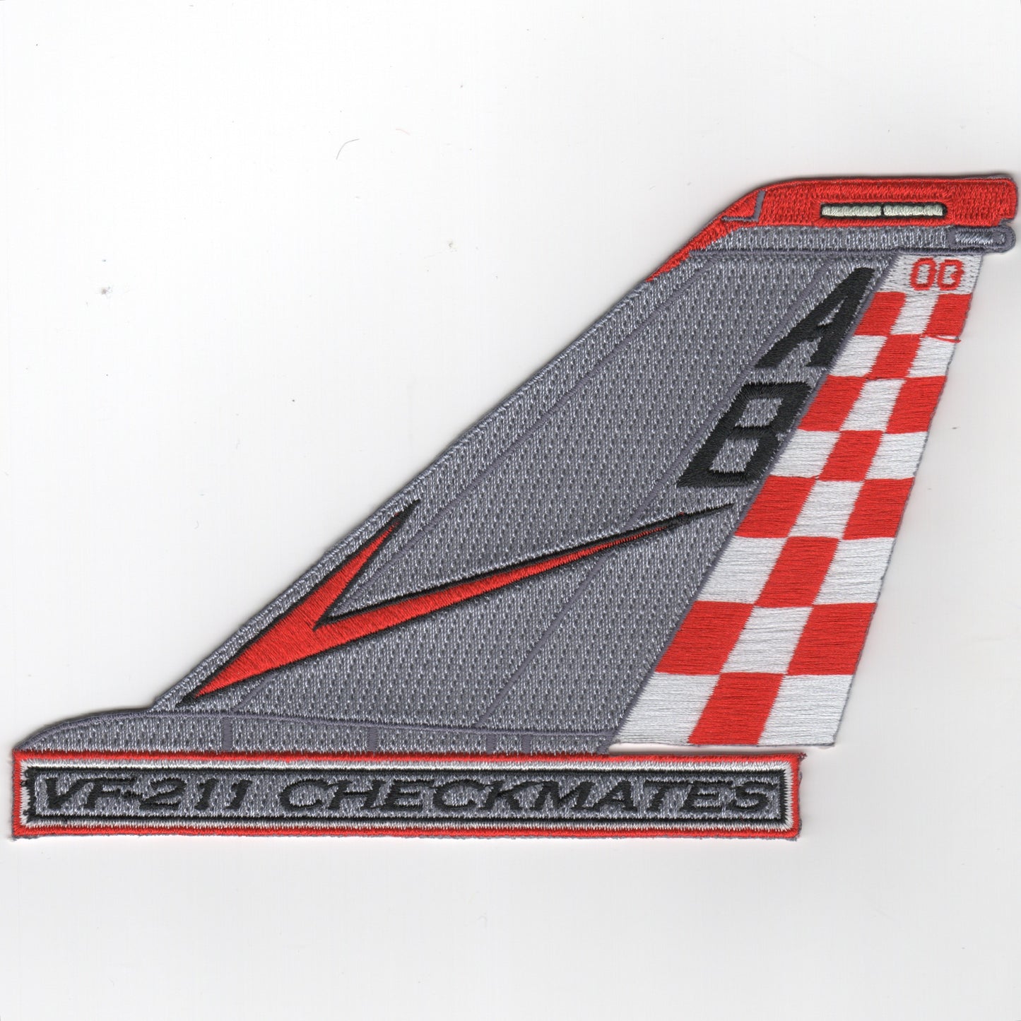 VF-211 F-14 Tailfin (Text/Chevron)