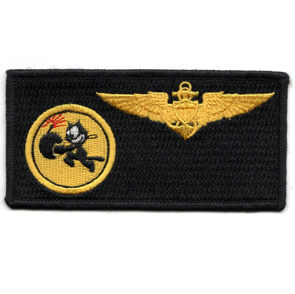 VFA-31 Pilot Nametag (Black w/Felix)