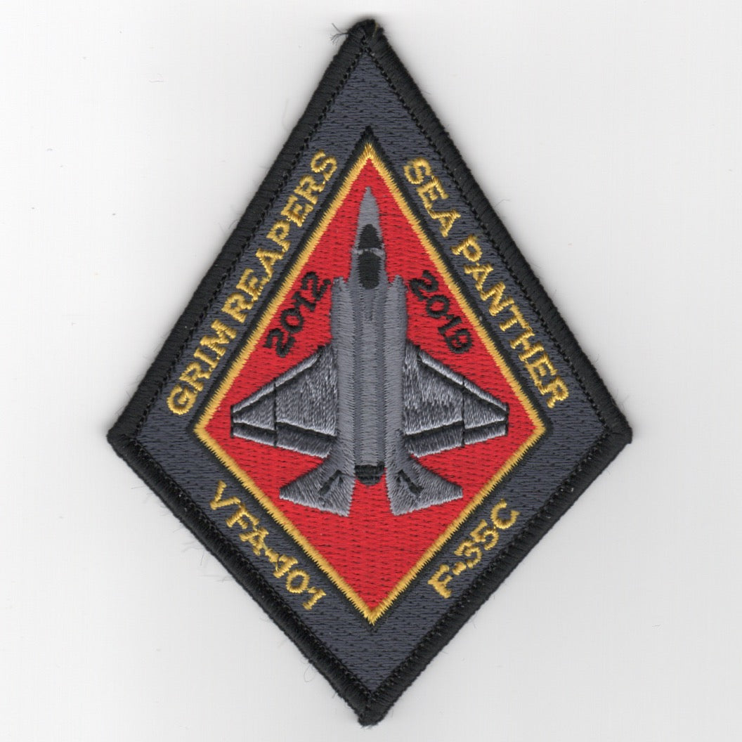 VFA-101 'DECOMMISSION' Diamond (Black Border)
