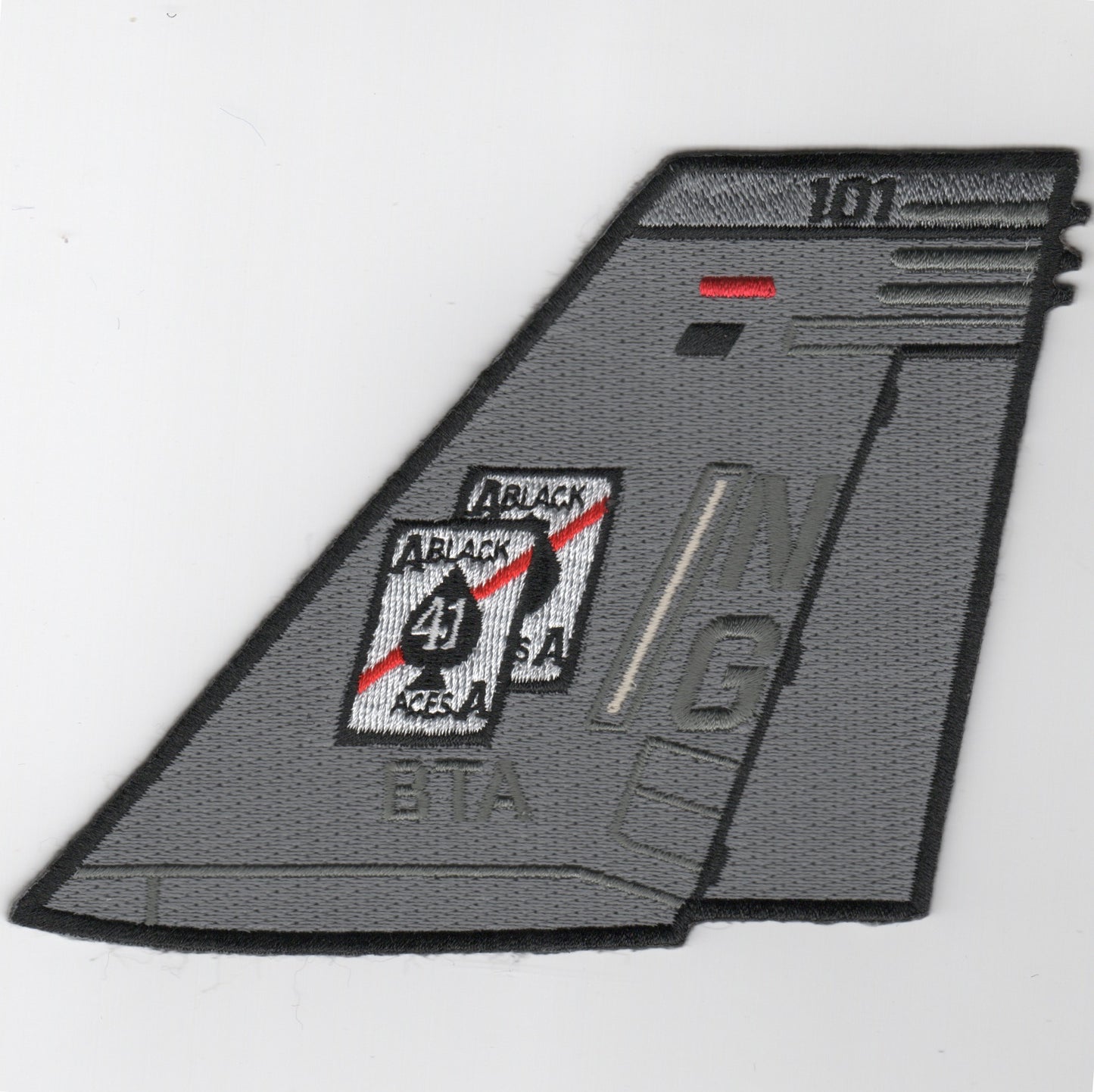 VFA-41 'BTA' TAILFIN Patch (Gray)