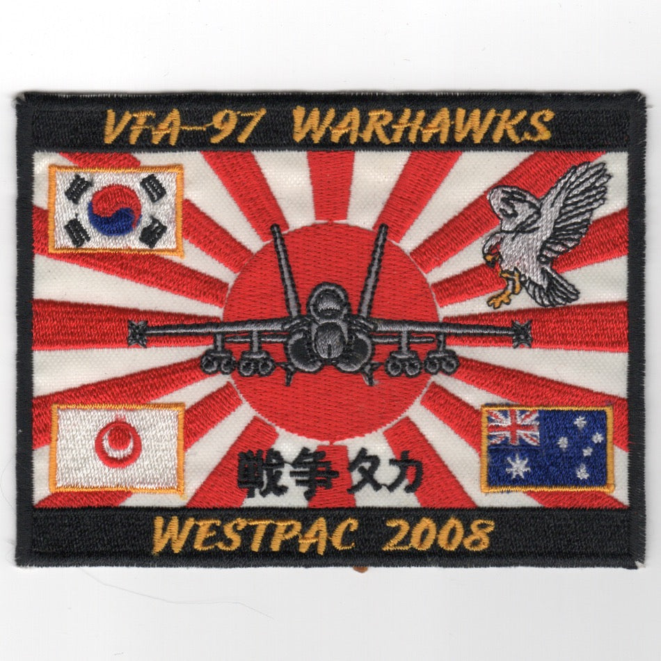 VFA-97 2008 WESTPAC Cruise (Red-White/Korean)