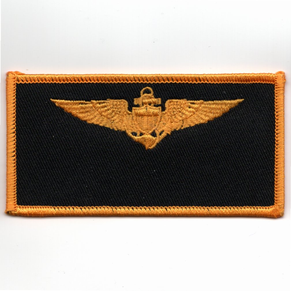 TOPGUN: ICEMAN's Nametag (DARK Yellow/Blank/No V)