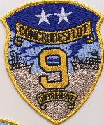TOPGUN: COMCRUDES-9 Patch (Dk Yellow Border)