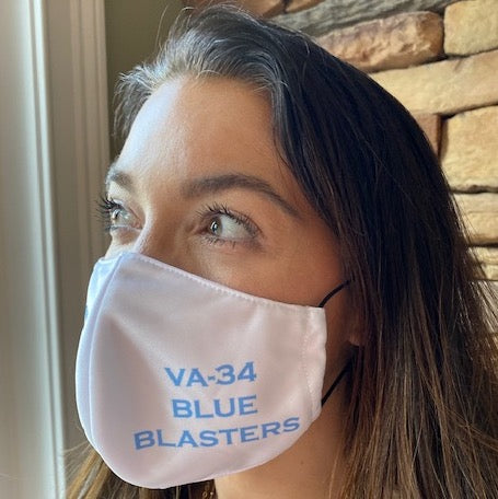 VA-34 'Cotton' Mask (White/BRITT)