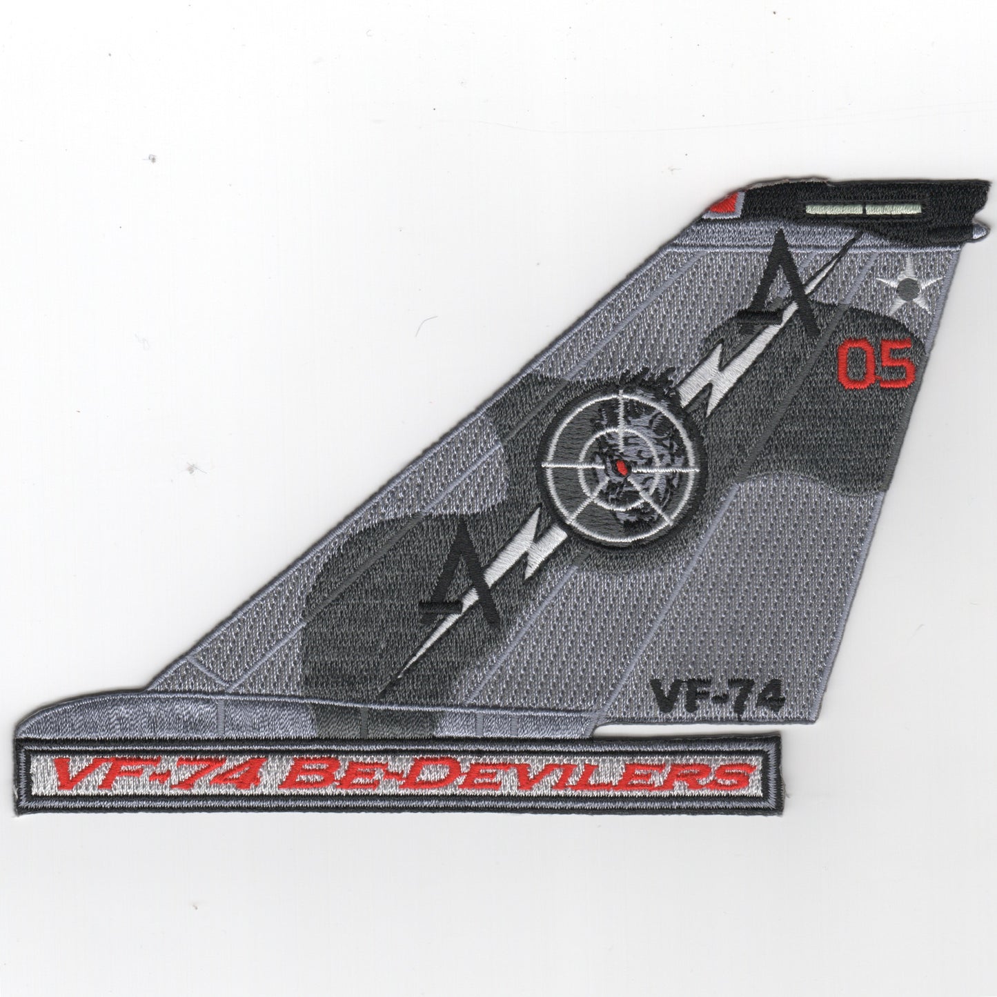 VF-74 F-14 Tomcat TailFin (Text/Gray/05)