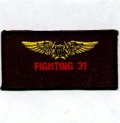 VF-31 RIO Nametag (Black/Red Text)