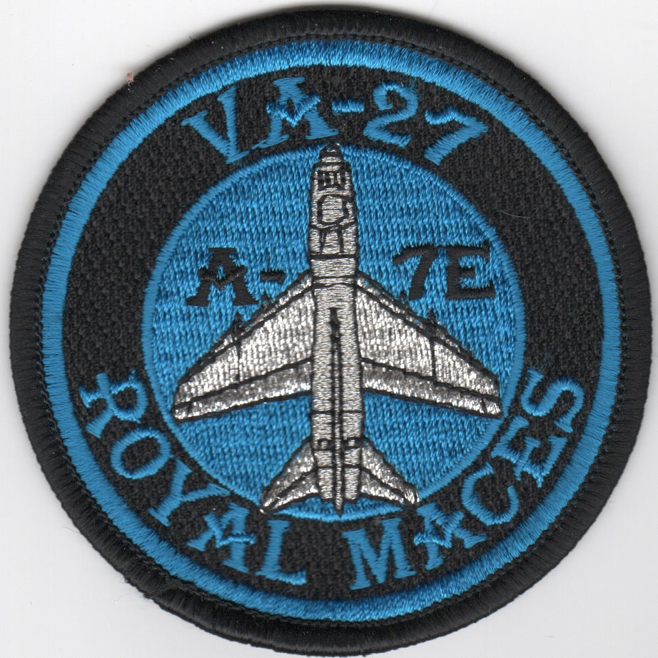 VA-27 A-7E 'Bullet' Patch (Repro/Blue)