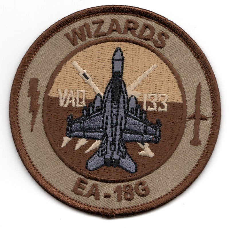 VAQ-133 E/A-18G 'BULLET' Patch (Desert)