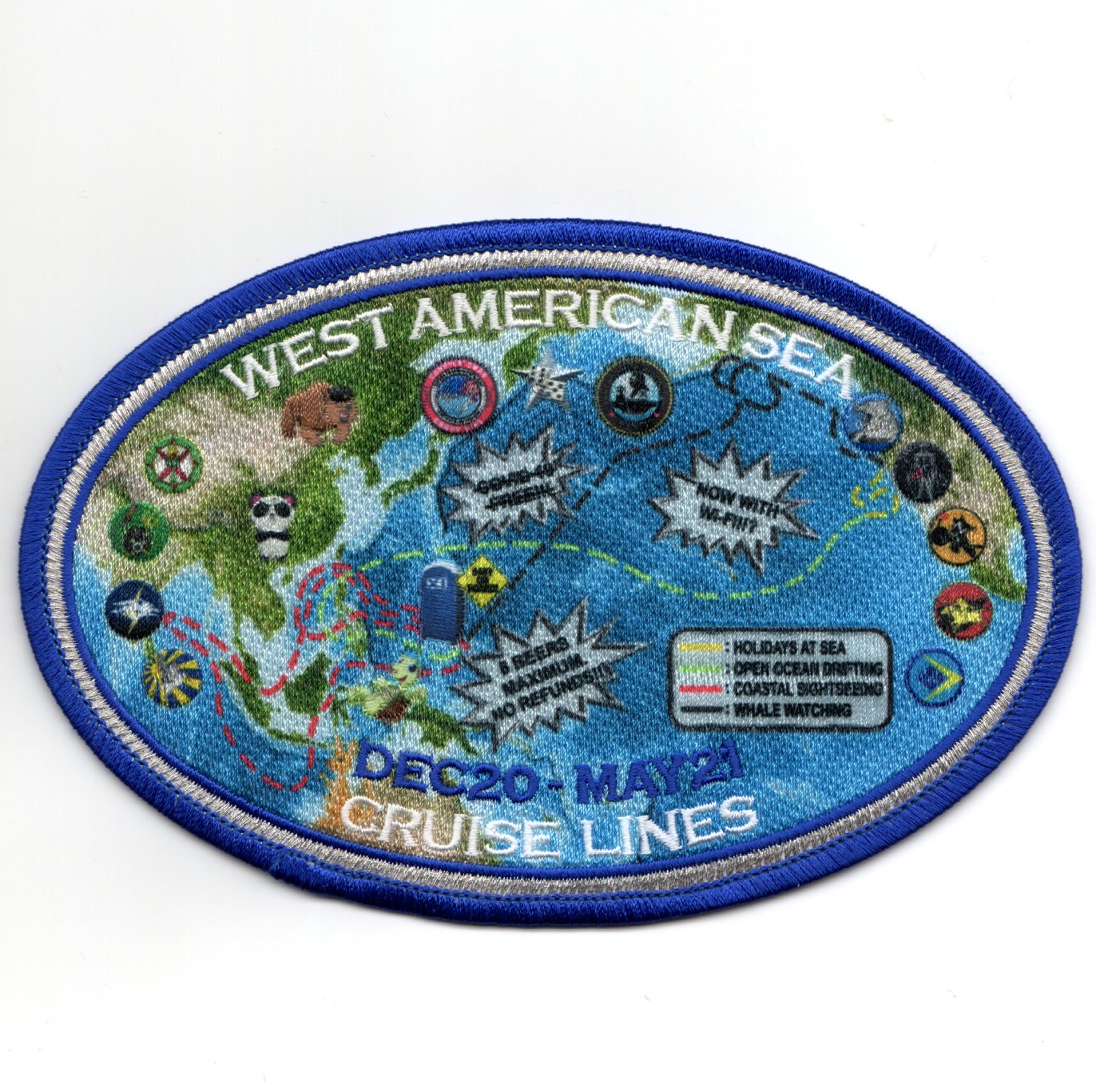 VAQ-142 2021 'West American Sea' (Blue/Oval)