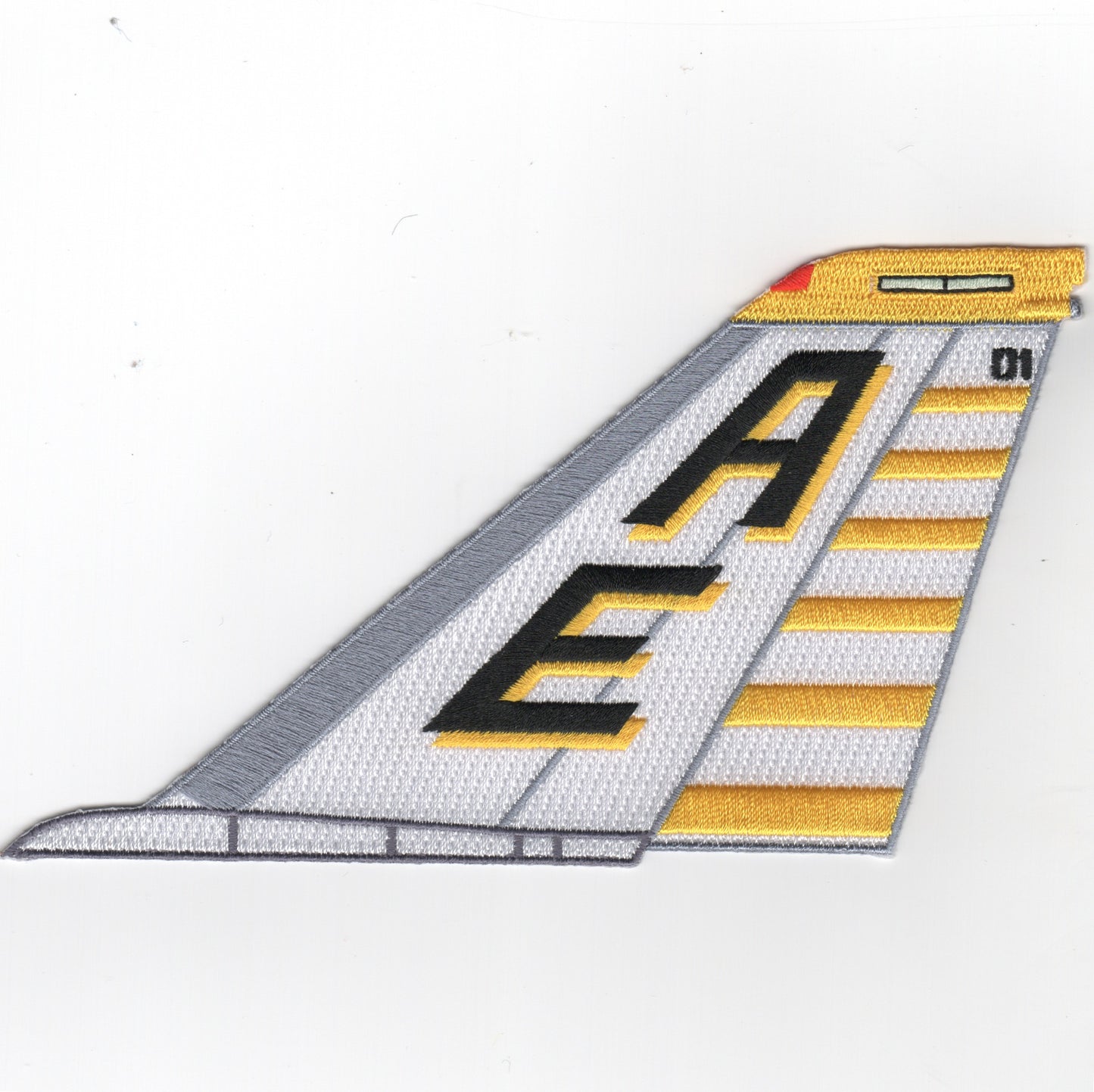 VF-142 F-14 Tailfin (No Text/Ylw-Wht)