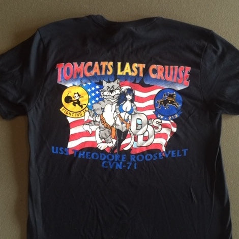 VF-213 'TOMCATS FOREVER' T-shirt (Black)