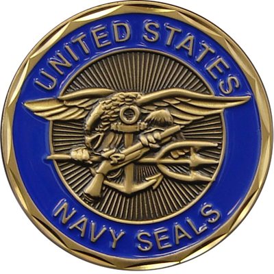 (2421) US NAVY SEALS (Bronze-Blue/F)