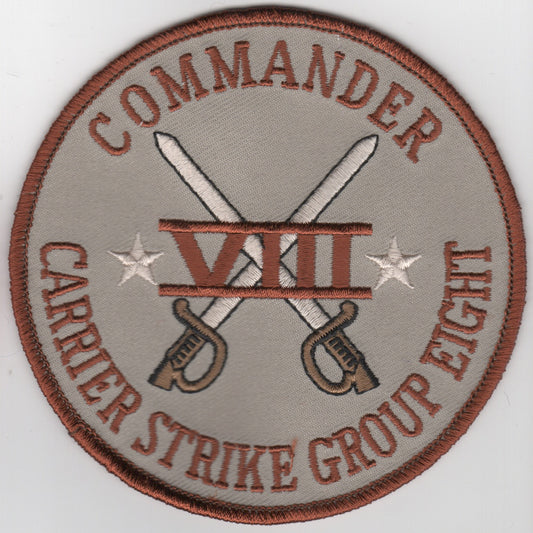 CDR, Carrier Strike Group-8 Patch (Des)