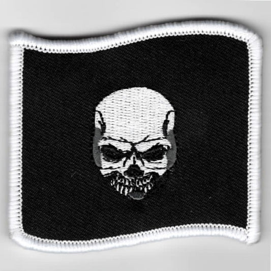 E-2C 'Skull w/Headset' Patch (Rect/BLACK Eyes)