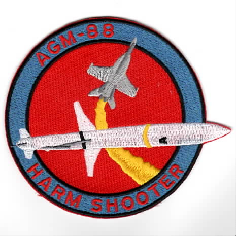 AGM-88 'HARM SHOOTER' Patch
