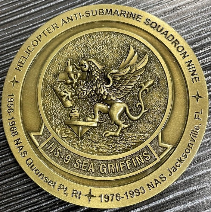 HS-9 'DECOMM' COIN (/Large/Brass)