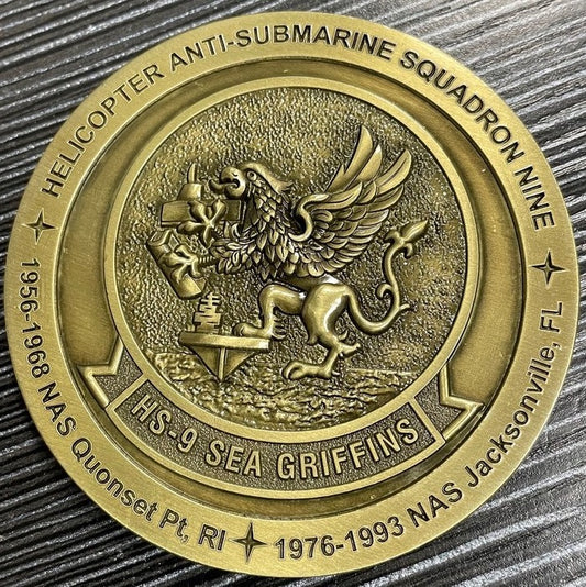 HS-9 'DECOMM' COIN (/Large/Brass)