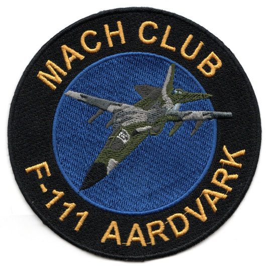 MACH CLUB Patch: F-111 AARDVARK
