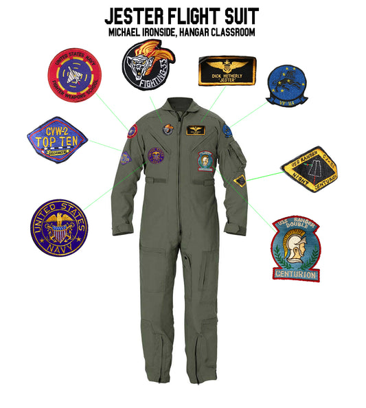 TOPGUN (1986): JESTER's 'HANGAR CLASSROOM' Flight Suit