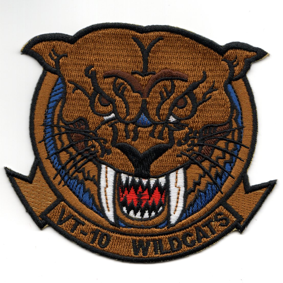 VT-10 Squadron Patch (Dark Brown)