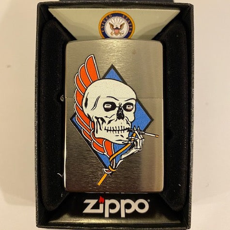 VA-34 A-6 Intruder (Silver/Skull Logo)